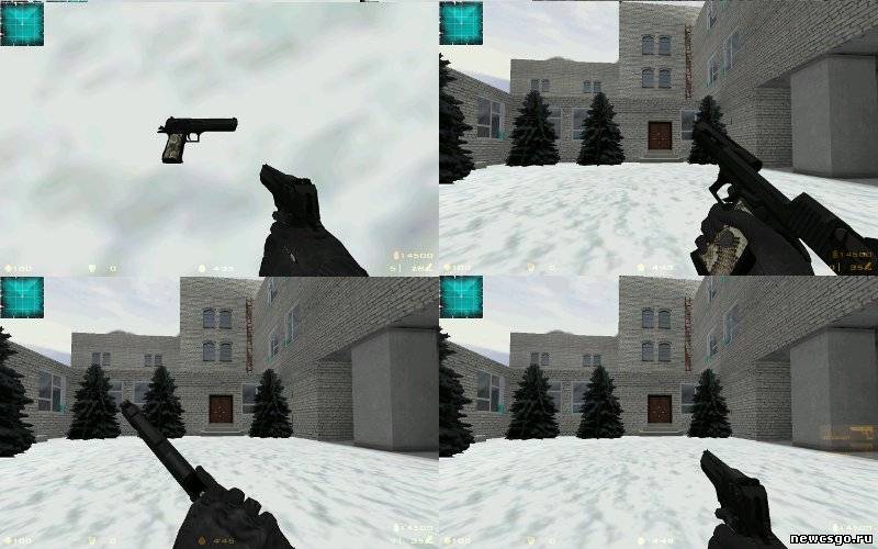 Скачать Руки с крокодиловой кожи для CS 1.6