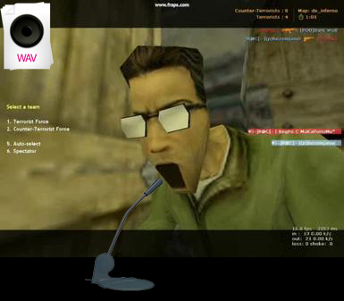 Голосовые приколы voice input (127 в 1) для кс 1.6