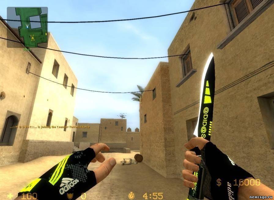 Нож адидас для CSS