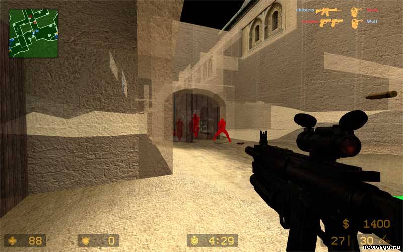 отличный чит ( wh, aim) для css v70