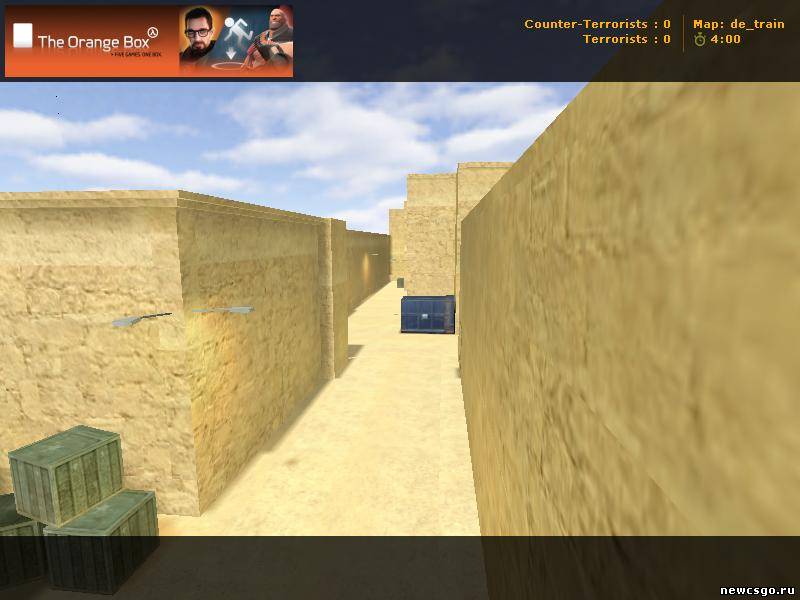 Текстура de_train в стиле dust