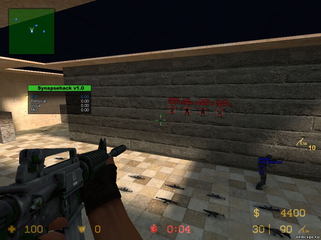 WallHack для CSS v34