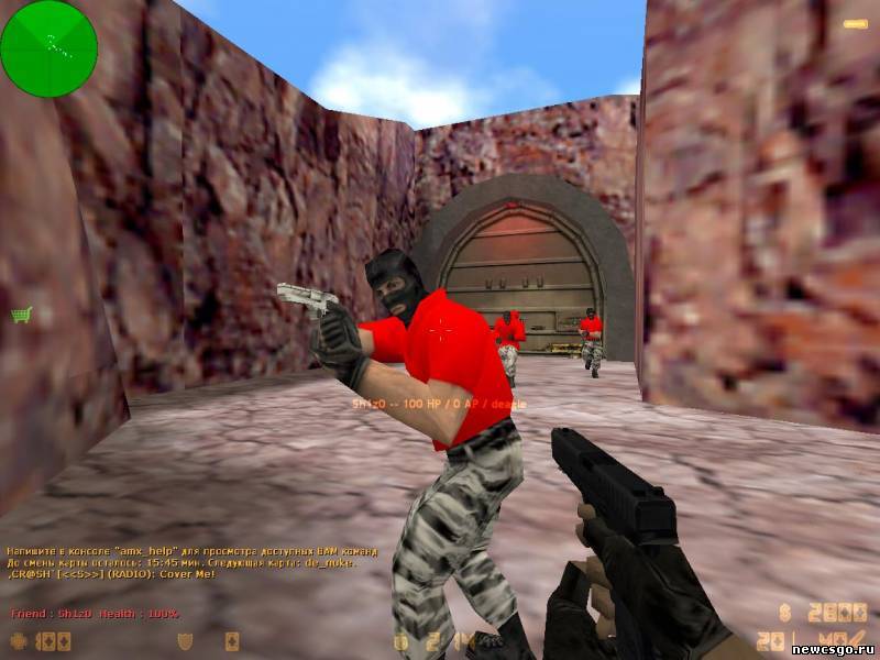 красный пак террористов для CS 1.6